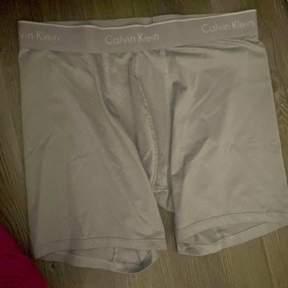 Used sized small boxer briefs Calvin Klein